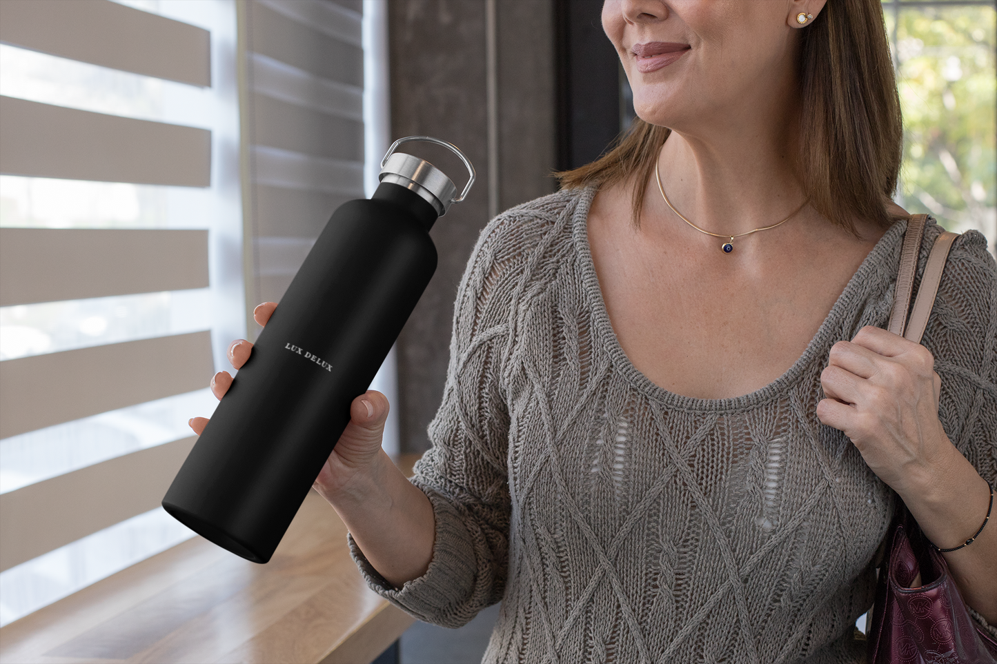 Lux delux cosmetic bottle