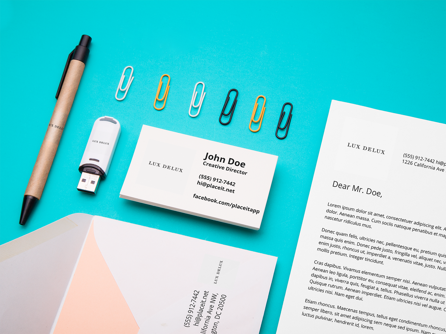 Lux delux business card