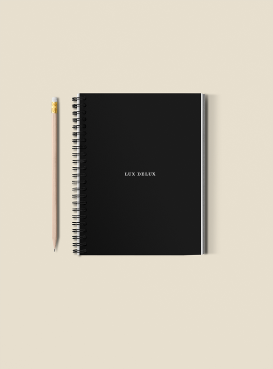 Lux delux spiral notebook